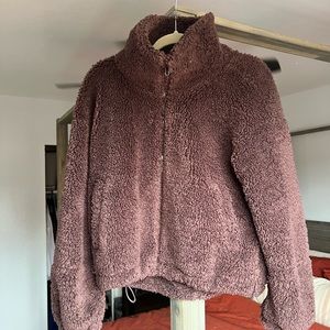 Lululemon Dark Brown Sherpa Tube Neck